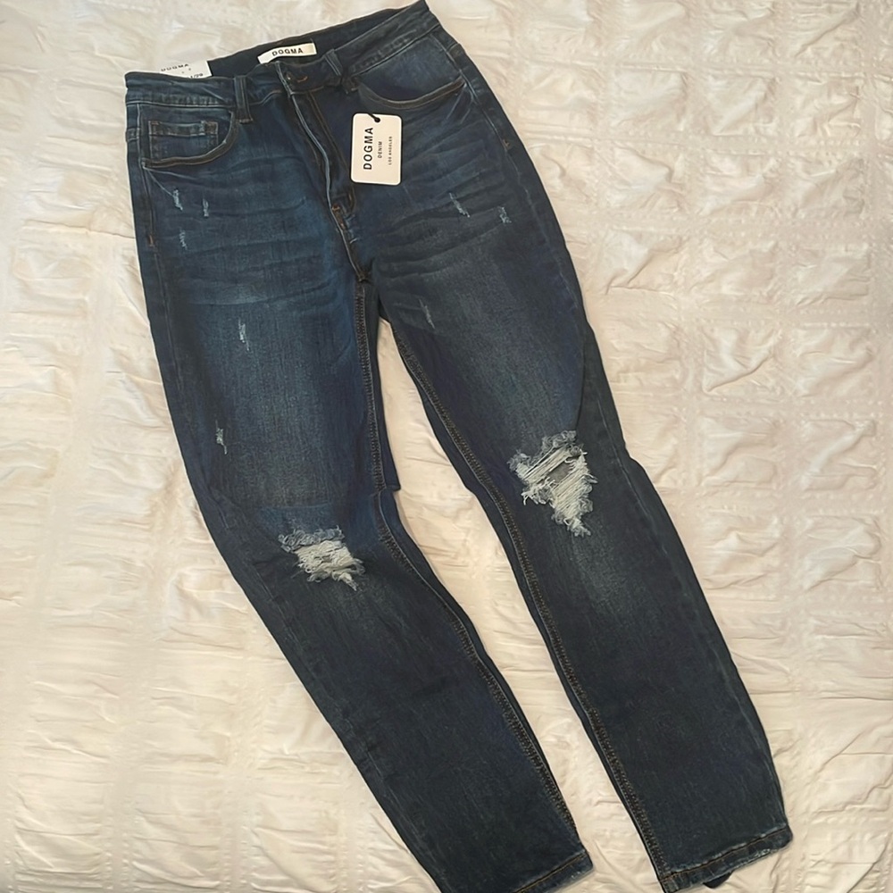 Dogma denim - distressed skinny jeans